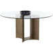 Denver Antique Brass Dining Table Base